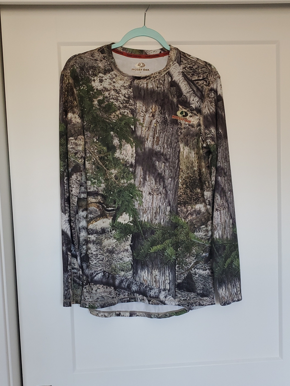 Mossy Oak Men's Long Sleeve Camouflage Shirt - Brown, Green